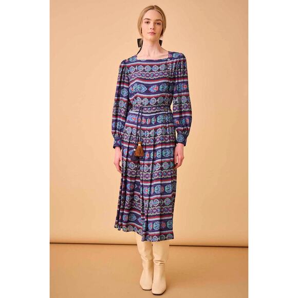 HUNTER BELL Adrian Dress in Garden Mosaic 10 - Picture 5 of 5